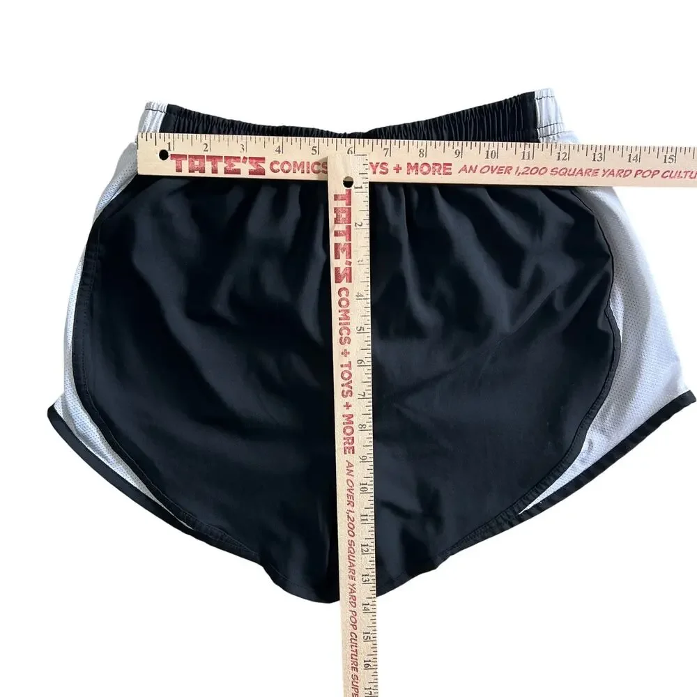 Nike Dri-FIT Running Shorts Black White Lined Women’s Small - Picture 8 of 12